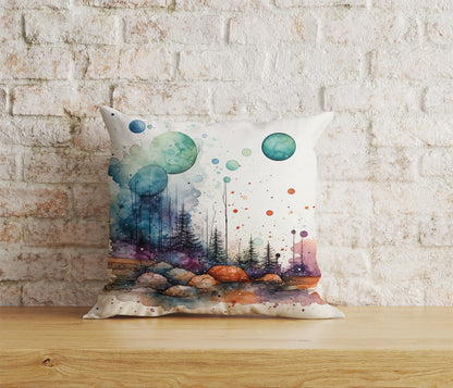 Onay Cushion Covers 6 / 12 x 12 inch (30 x 30 cm) Double Side Autumn Zen Garden Watercolor Garden Cushion Cover