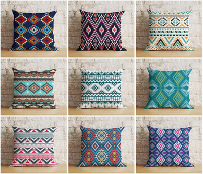 Onay Aztec Kilim Cushion Cover Ethnic Southwestern Bedroom Throw Pillow Cover
