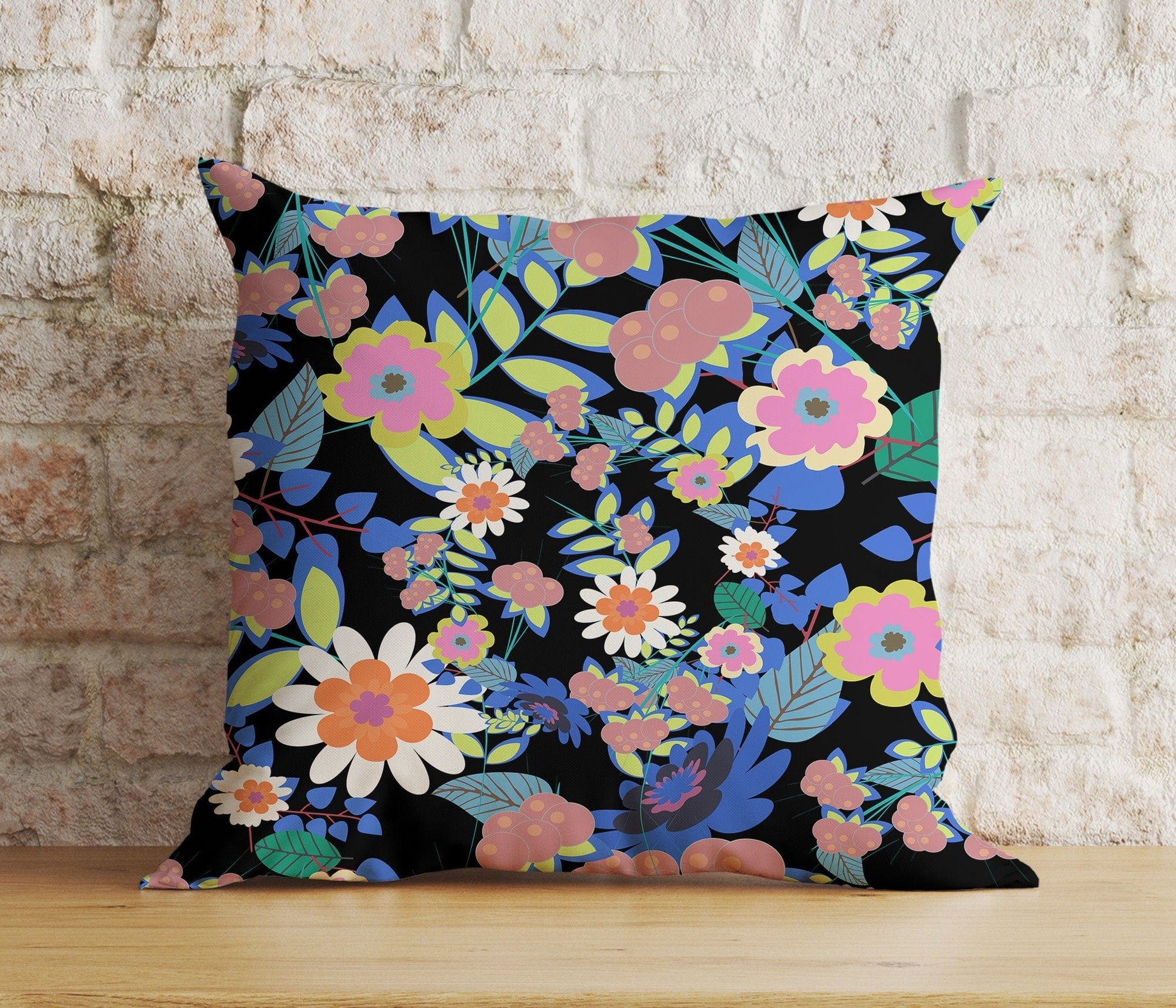 Onay 8 / 12 x 12 inch (30 x 30 cm) Double Side Blossom Cushion Cover Spring Floral Living Room Pillow Cover
