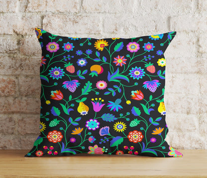 Onay 4 / 12 x 12 inch (30 x 30 cm) Double Side Blossom Cushion Cover Spring Floral Living Room Pillow Cover