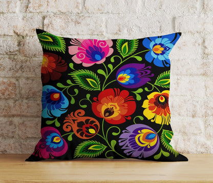 Onay 2 / 12 x 12 inch (30 x 30 cm) Double Side Blossom Cushion Cover Spring Floral Living Room Pillow Cover