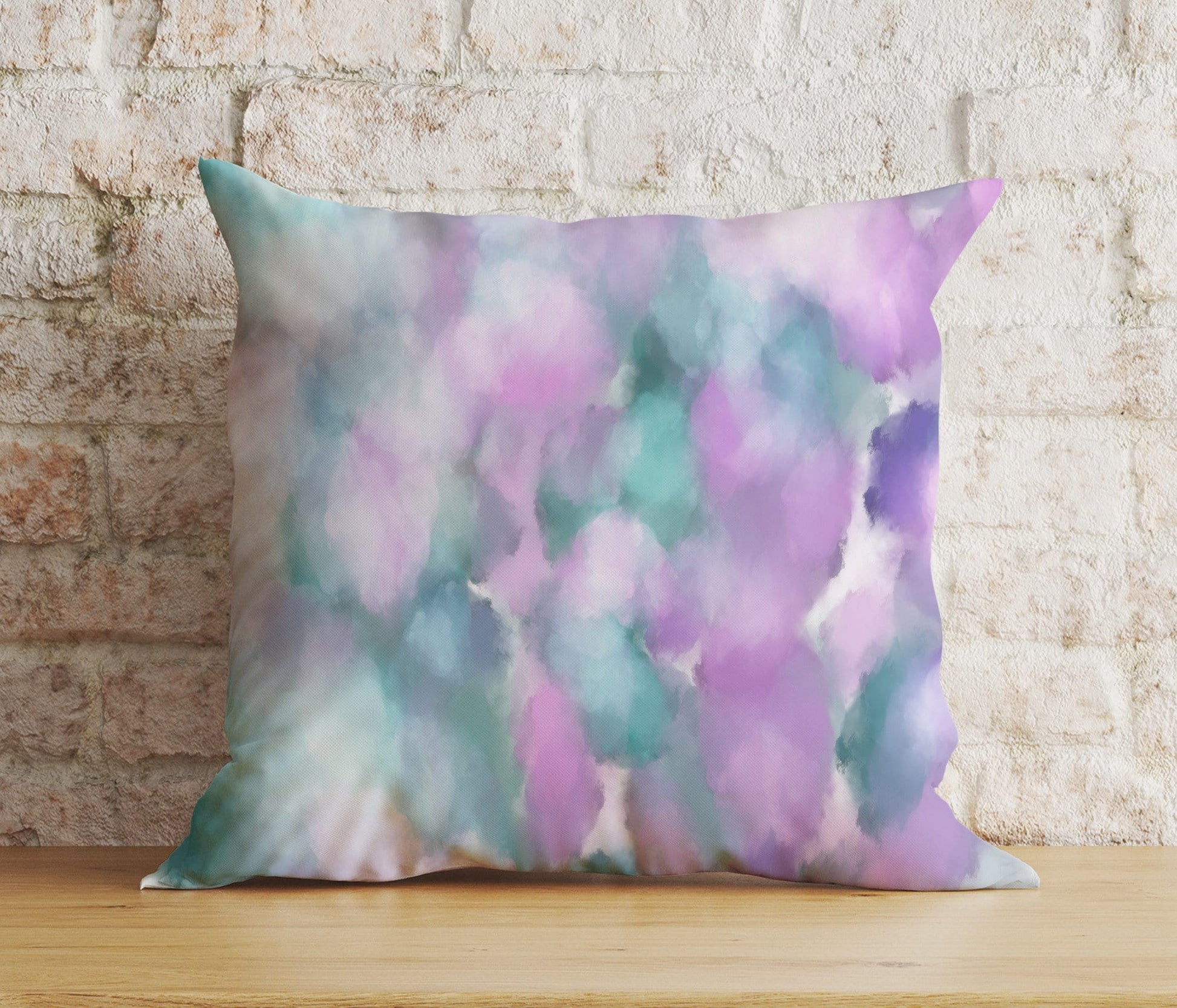 Onay Cushion Covers 9 / 12 x 12 inch (30 x 30 cm) Double Side Brush Stroke Cushion Cover Colourful Euro Sham Bedroom Throw Pillow Cover