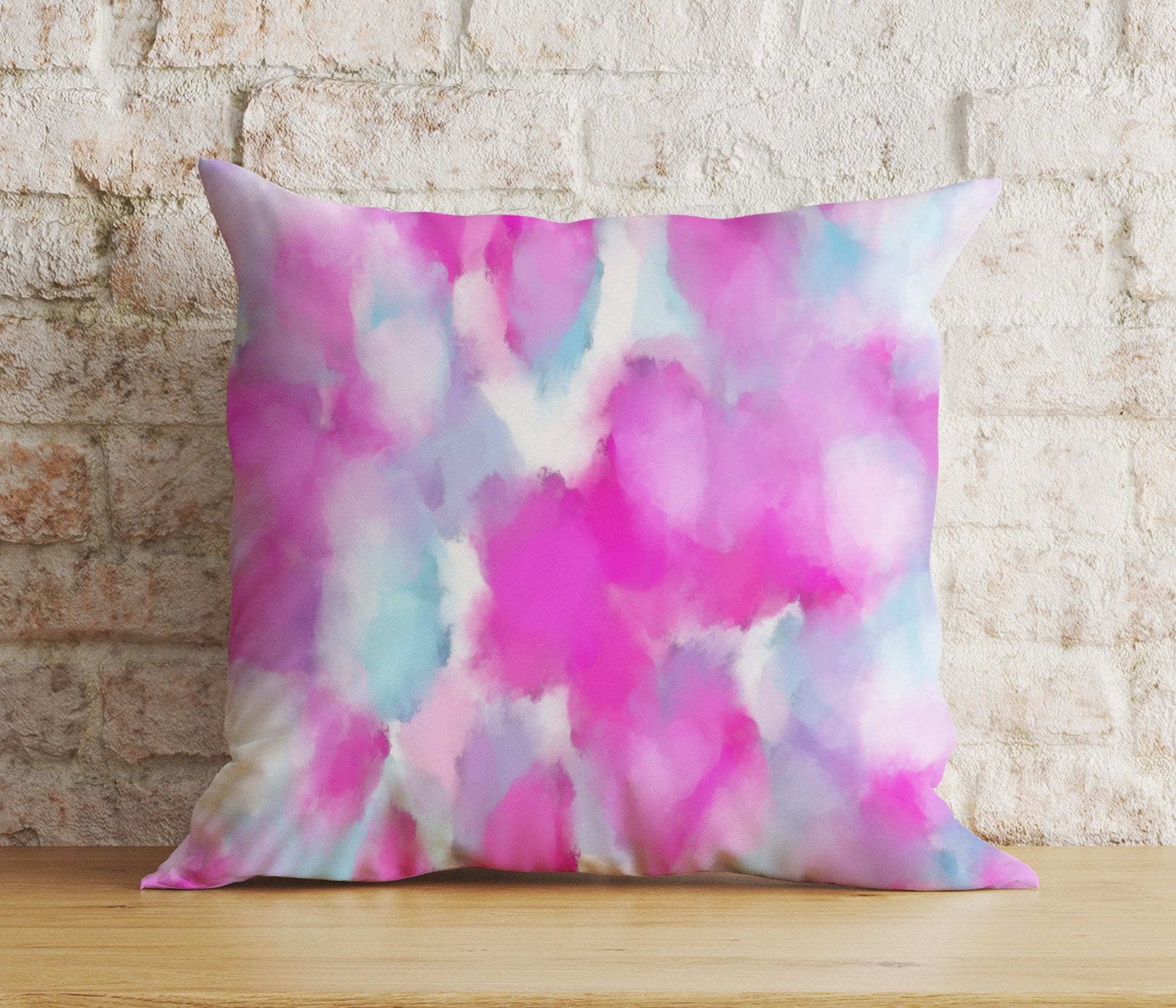 Onay Cushion Covers 8 / 12 x 12 inch (30 x 30 cm) Double Side Brush Stroke Cushion Cover Colourful Euro Sham Bedroom Throw Pillow Cover