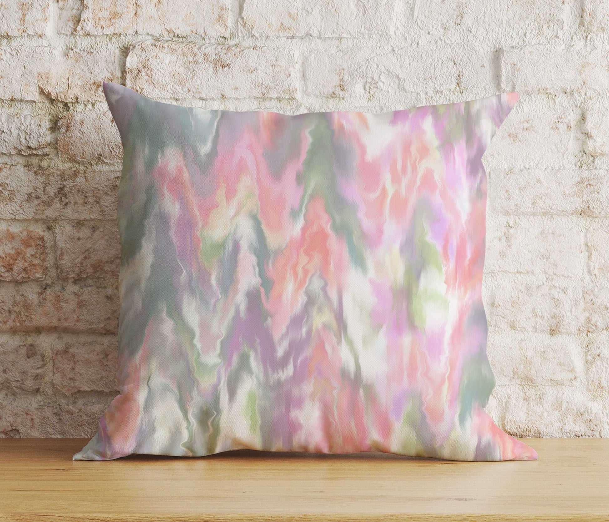 Onay Cushion Covers 6 / 12 x 12 inch (30 x 30 cm) Double Side Brush Stroke Cushion Cover Colourful Euro Sham Bedroom Throw Pillow Cover