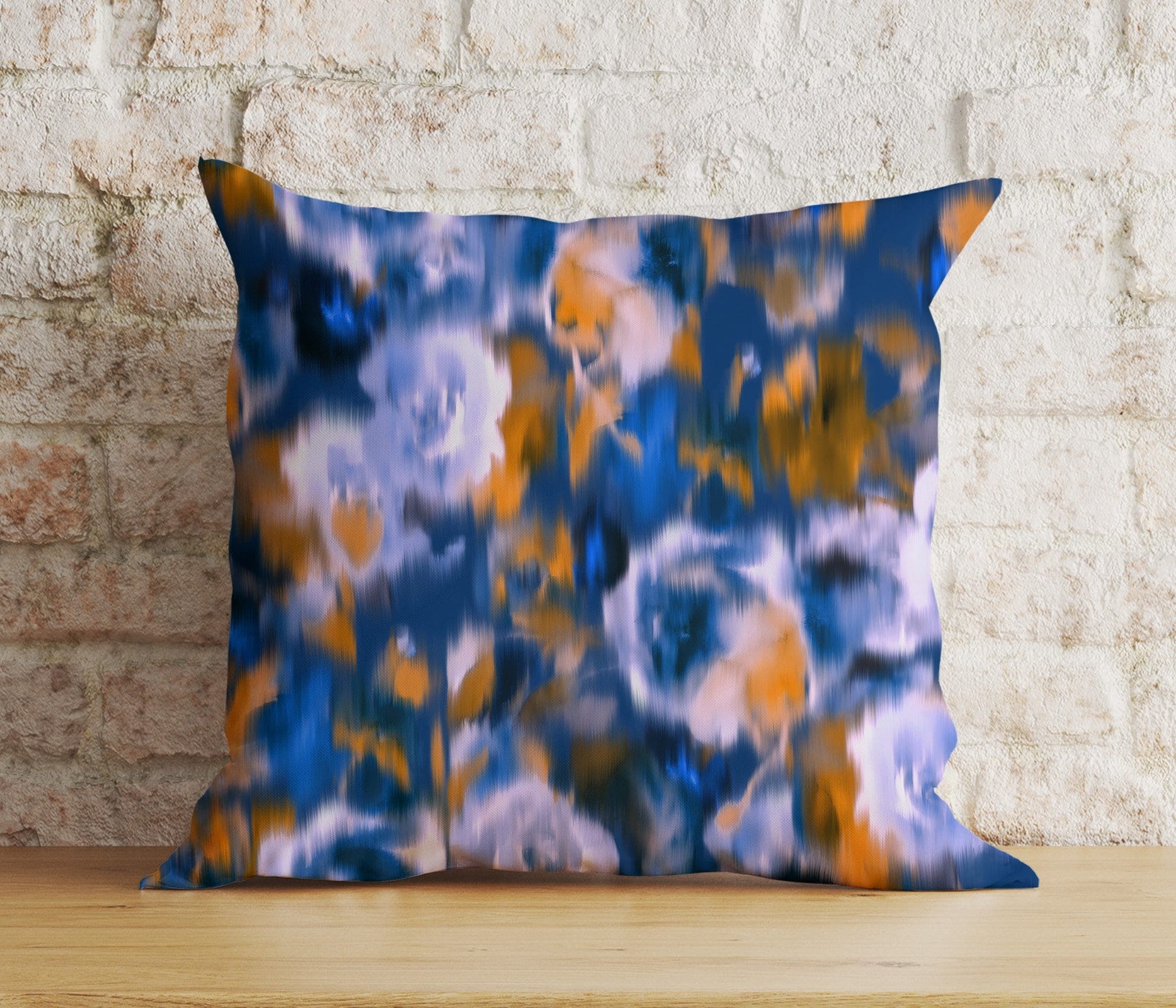 Onay Cushion Covers 3 / 12 x 12 inch (30 x 30 cm) Double Side Brush Stroke Cushion Cover Colourful Euro Sham Bedroom Throw Pillow Cover