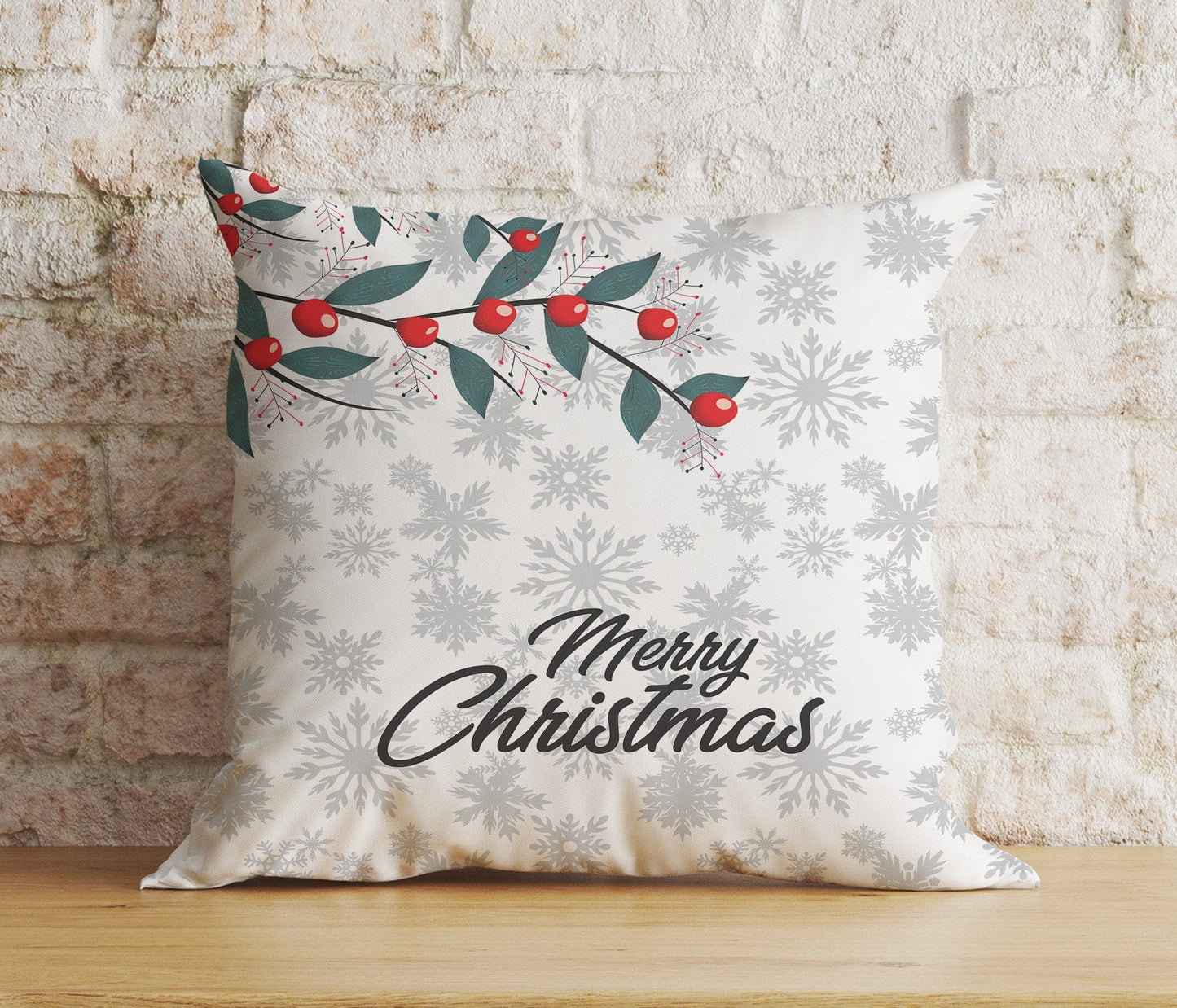 Onay 7 / 12 x 12 inch (30 x 30 cm) Double Side Christmas Candy Cane Joyful Sweet Candy Xmas Cushion Cover
