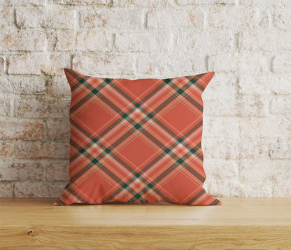 Onay 5 / 12 x 12 inch (30 x 30 cm) Colorful Crossed Striped Checkered Tartan Cushion Covers