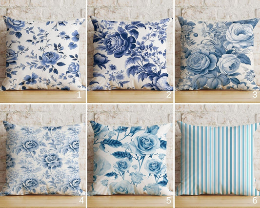 Onay Home Textile Cottage Chic Decor Cushion Cover Floral Shabby Chic
