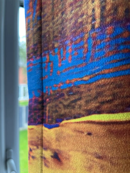 Unique Patterned Curtains - Bold Colorful Geometric Drapes for Distinctive Decor