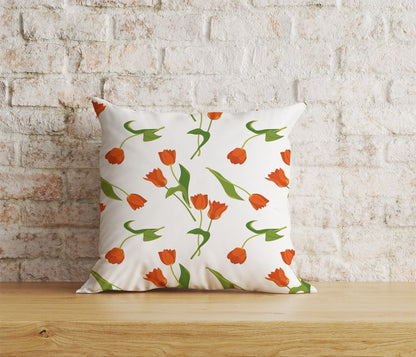 Onay Home Textile Cushion Covers 4 / 12 x 12 inch (30 x 30 cm) Double Side Dutch Tulips Cushion Covers Colorful Decorative Pillow Case