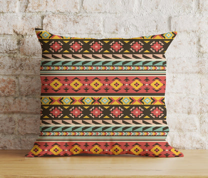 Onay 1 / 12 x 12 inch (30 x 30 cm) Double Side Ethnic Turkish Kilim Traditional Decor Cushion Cover