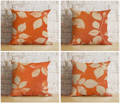 Onay Cushion Covers Fall Trend Pillow Cover Autumn Cushion Cover Dry Leaves Throw Pillow