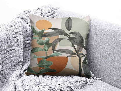 Onay 7 / 12 x 12 inch (30 x 30 cm) Floral Abstract Pastel Floral Minimalist Cushion Covers