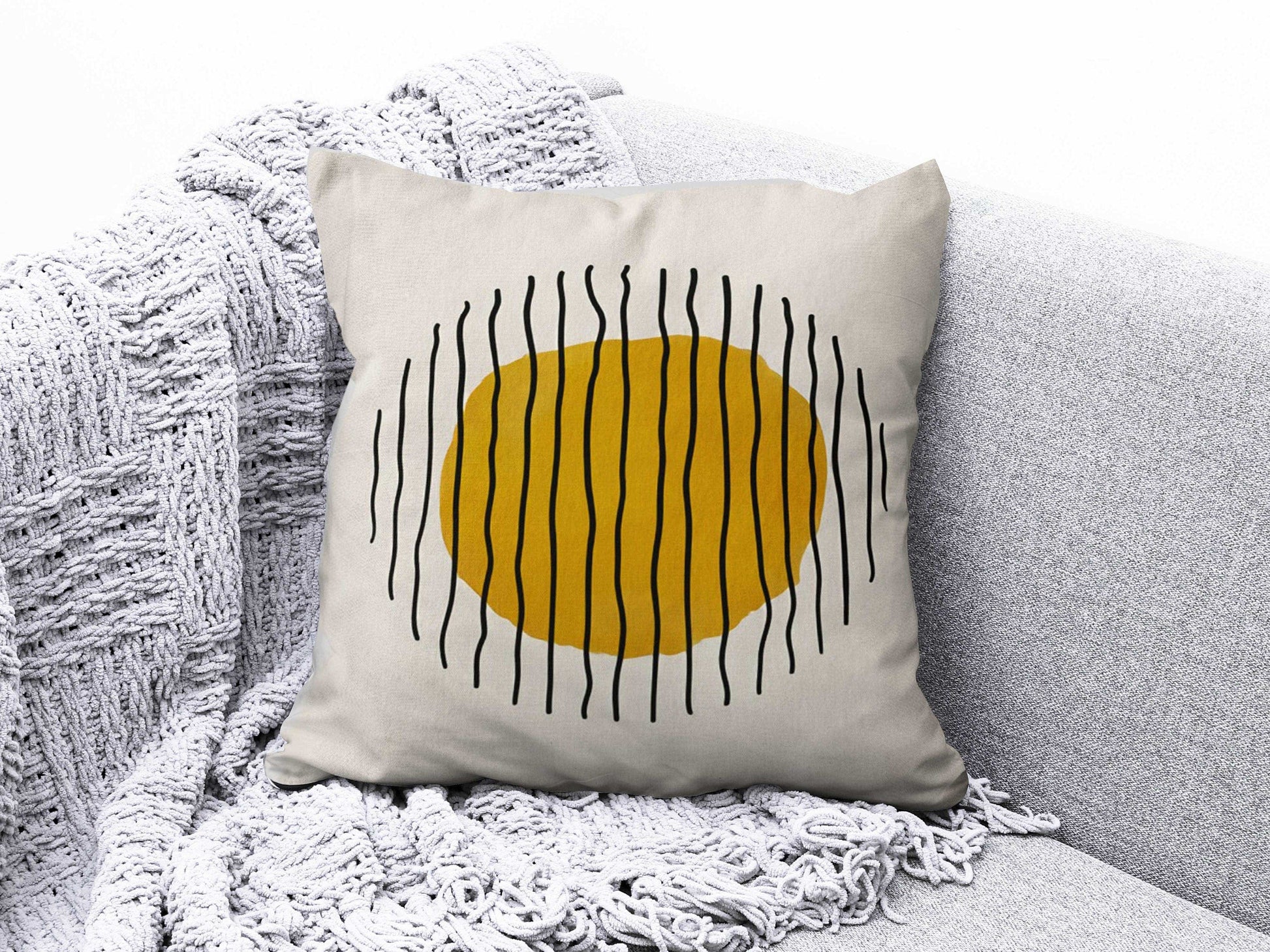Onay 1 / 12 x 12 inch (30 x 30 cm) Floral Abstract Pastel Floral Minimalist Cushion Covers