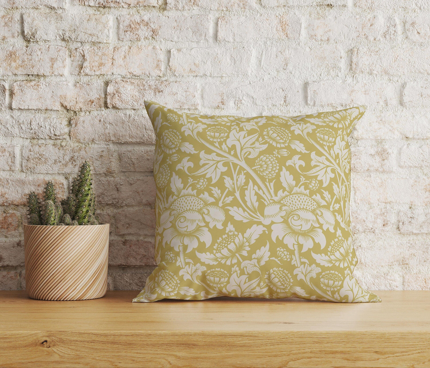 Onay Home Textile Cushion Covers 6 / 12 x 12 inch (30 x 30 cm) Double Side Floral Pattern Vintage Cushion Cover Retro Pillow Cover
