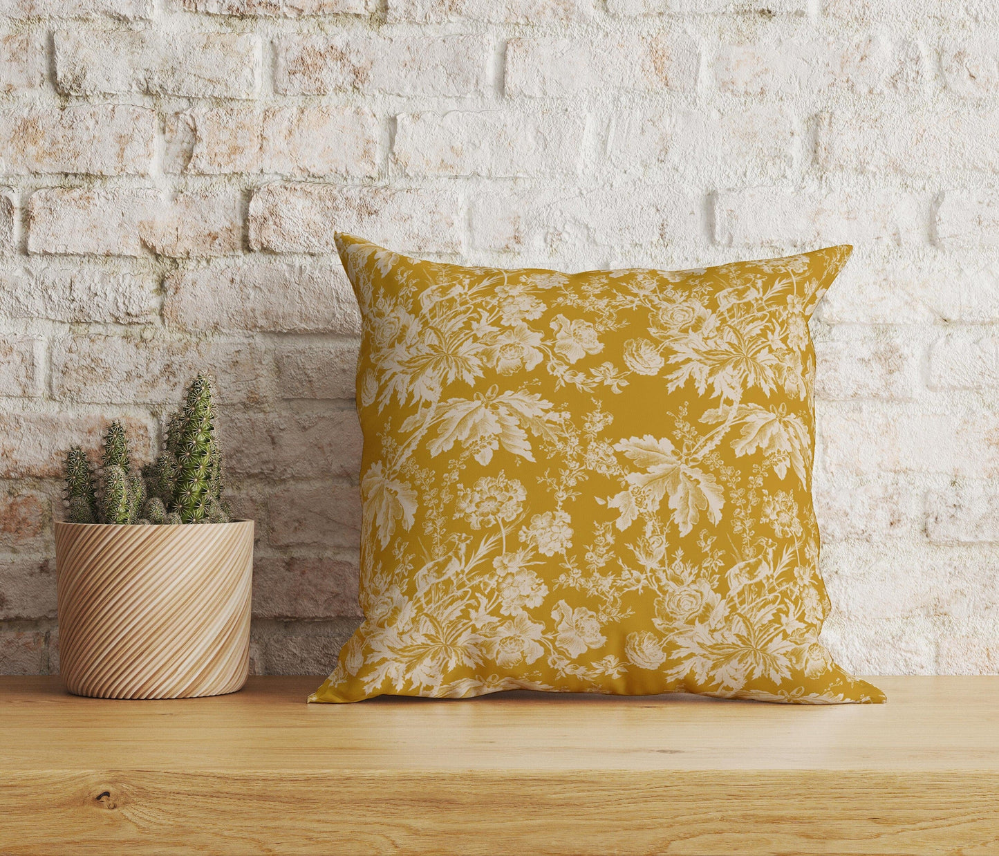 Onay Home Textile Cushion Covers 5 / 12 x 12 inch (30 x 30 cm) Double Side Floral Pattern Vintage Cushion Cover Retro Pillow Cover