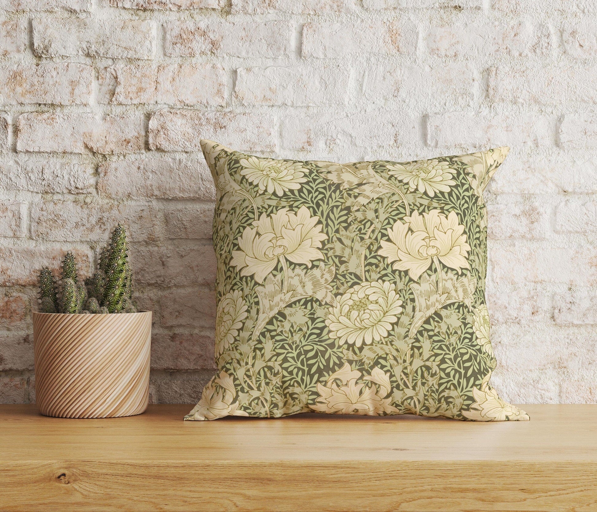 Onay Home Textile Cushion Covers 3 / 12 x 12 inch (30 x 30 cm) Double Side Floral Pattern Vintage Cushion Cover Retro Pillow Cover