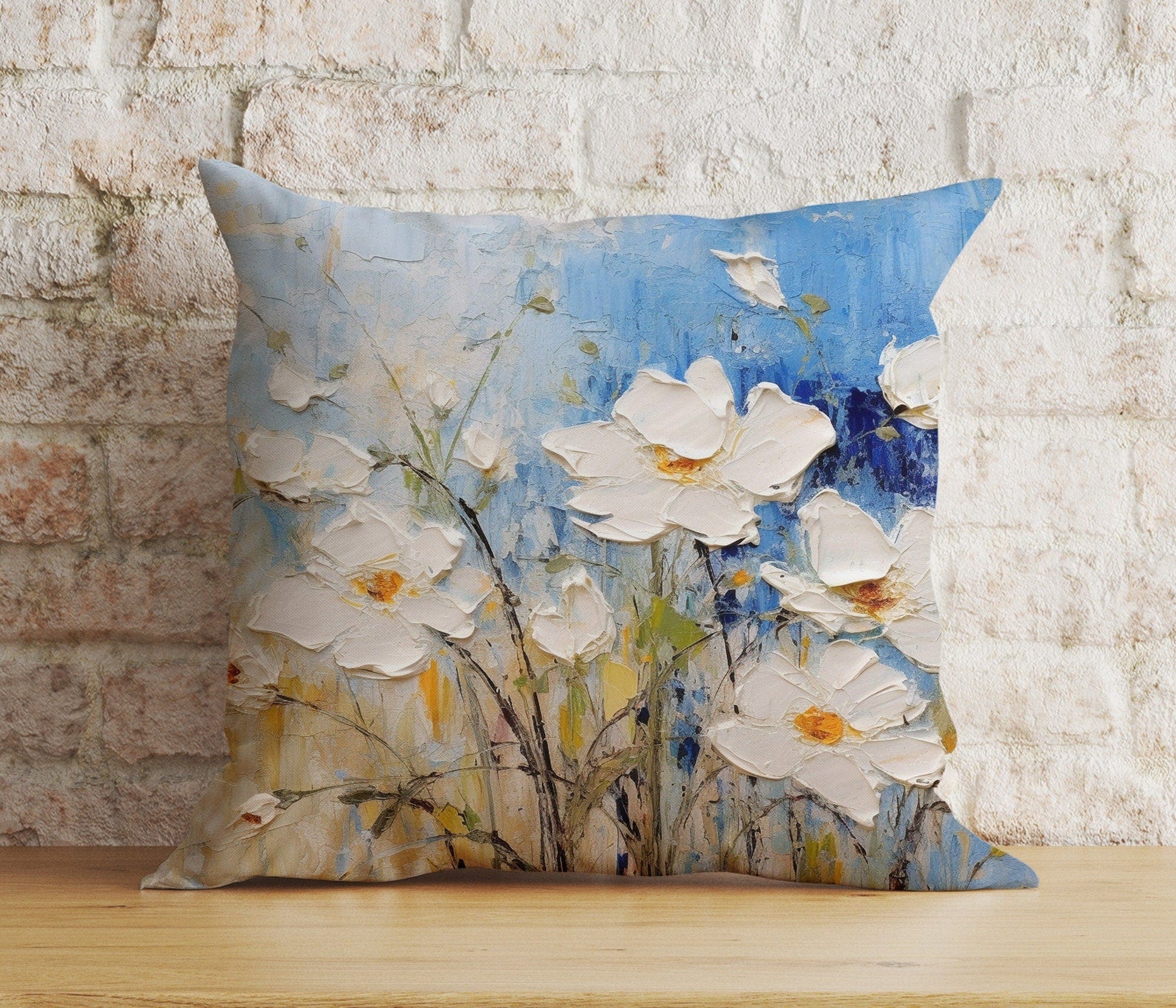 Onay 8 / 12 x 12 inch (30 x 30 cm) Double Side Flower Decoration Floral Living Room Cushion Cover