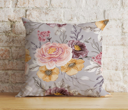 Onay 1 / 12 x 12 inch (30 x 30 cm) Double Side Flower Decoration Floral Living Room Cushion Cover