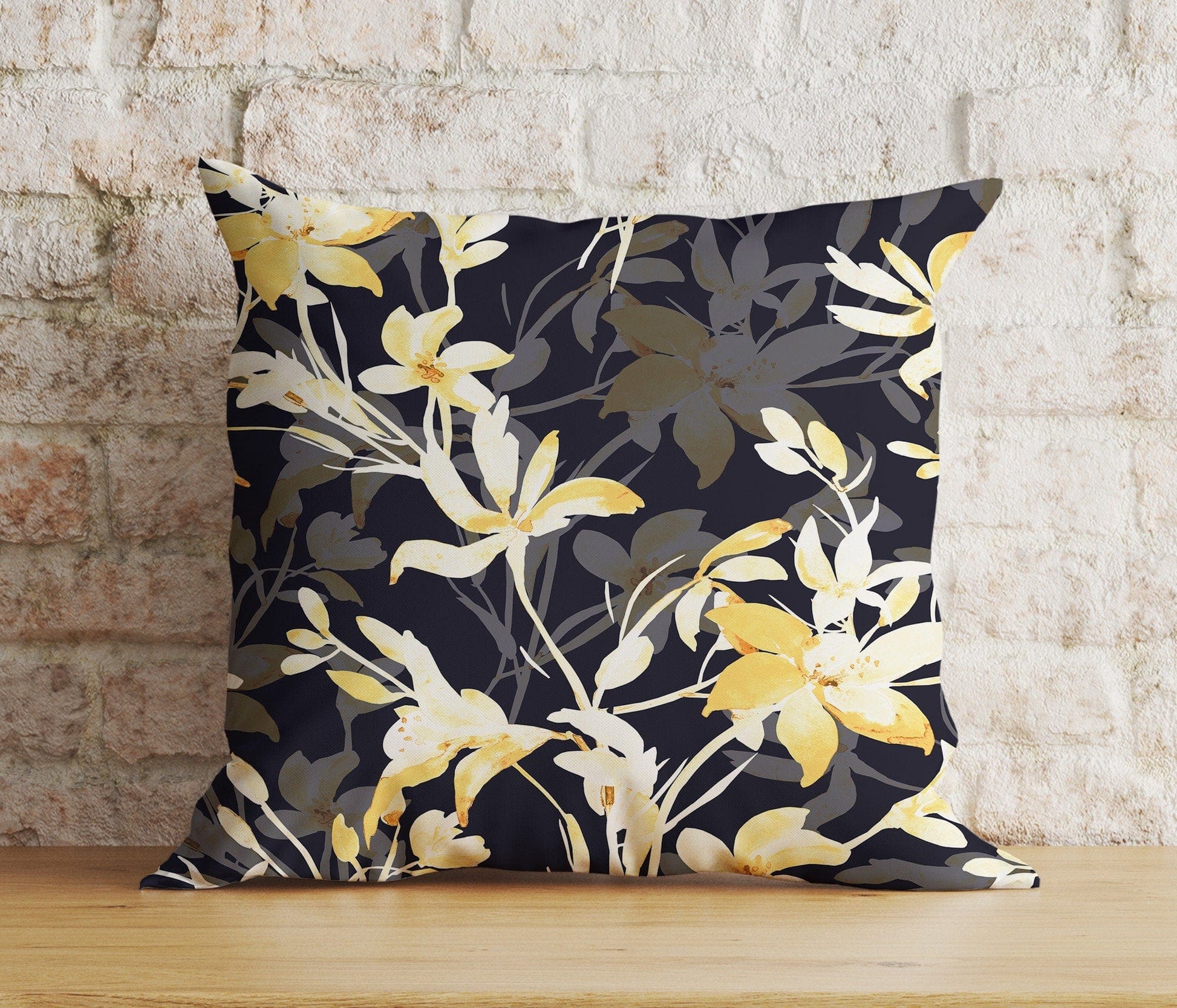 Onay 8 / 12 x 12 inch (30 x 30 cm) Double Side Garden Flowers Cottage Farmhouse Decoration Cushion Cover