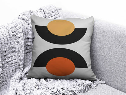 Onay 6 / 12 x 12 inch (30 x 30 cm) Geometric Circle Abstract Stripes Modern Cushion Cover