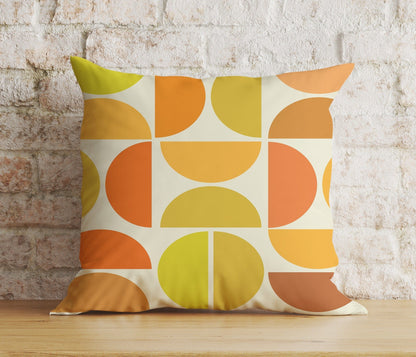 Onay 3 / 12 x 12 inch (30 x 30 cm) Double Side Geometric Retro Abstract Modern Shapes Cushion Cover
