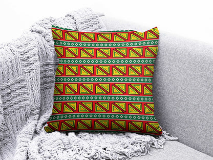 Onay 4 / 12 x 12 inch (30 x 30 cm) Geometric Wavy Round and Striped Abstract Cushion Cover