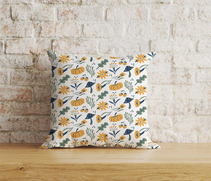 Onay Home Textile Cushion Covers 9 / 12 x 12 inch (30 x 30 cm) Double Side Geroclonup Floral Cushion Covers Pumpkin Sofa Pillow Cover