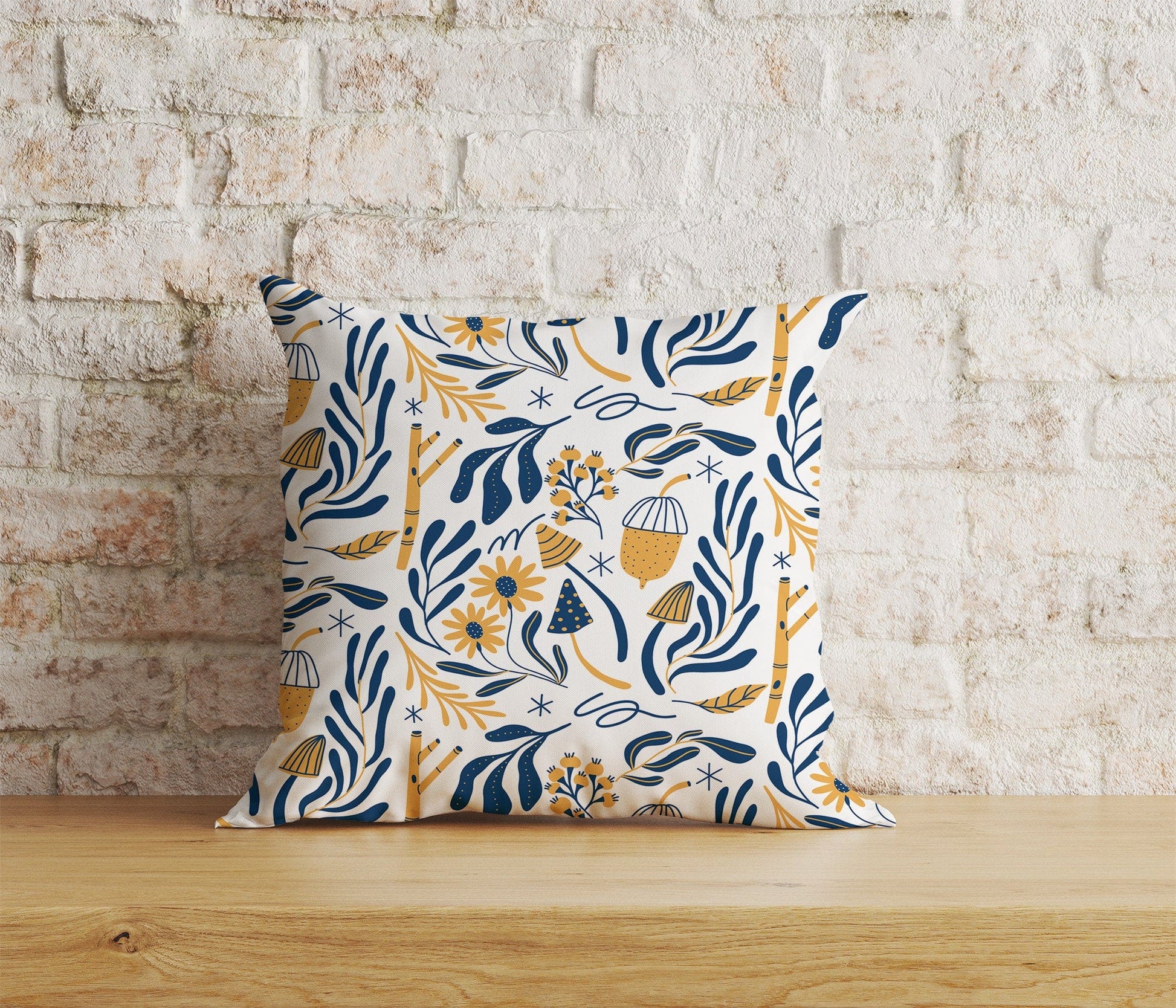 Onay Home Textile Cushion Covers 5 / 12 x 12 inch (30 x 30 cm) Double Side Geroclonup Floral Cushion Covers Pumpkin Sofa Pillow Cover