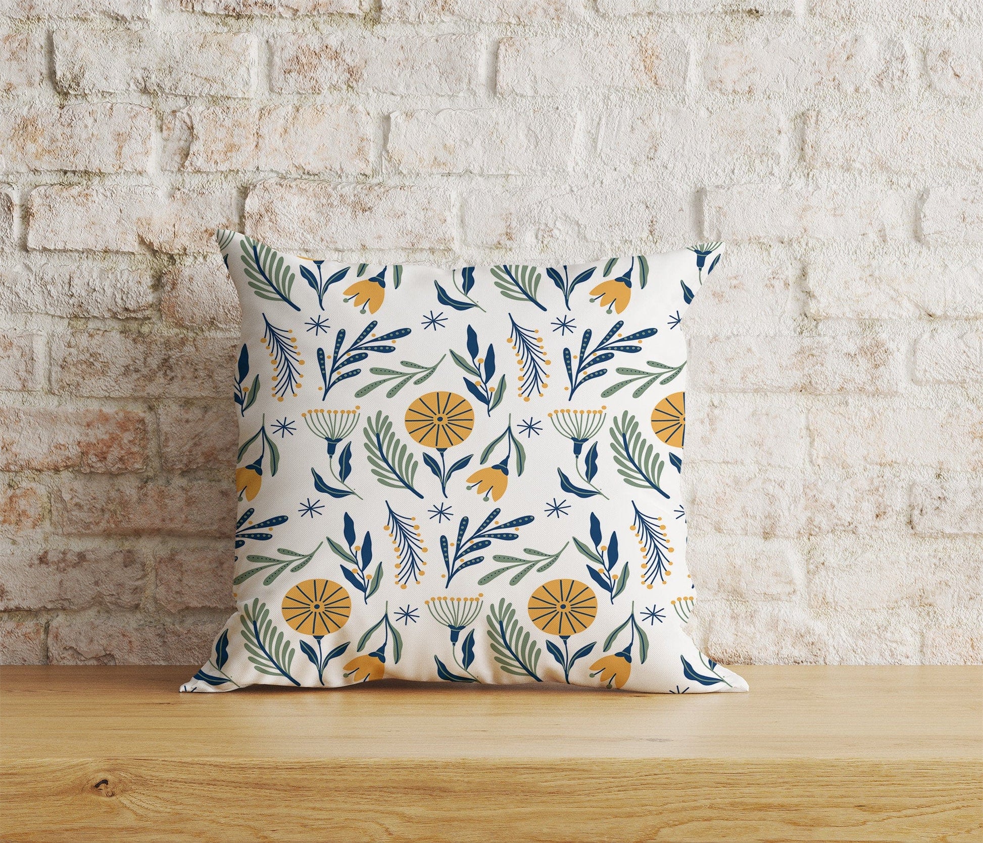 Onay Home Textile Cushion Covers 3 / 12 x 12 inch (30 x 30 cm) Double Side Geroclonup Floral Cushion Covers Pumpkin Sofa Pillow Cover