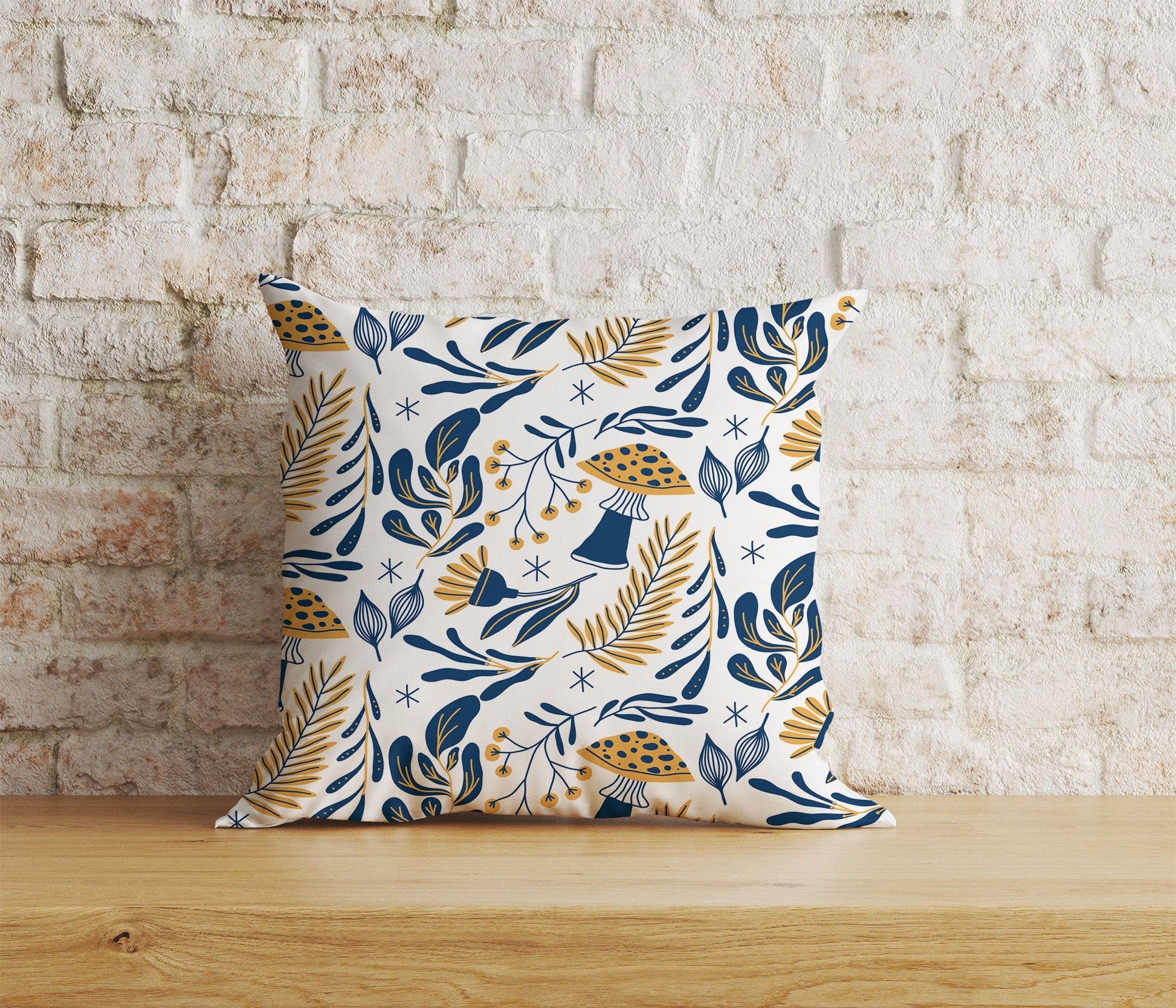 Onay Home Textile Cushion Covers 2 / 12 x 12 inch (30 x 30 cm) Double Side Geroclonup Floral Cushion Covers Pumpkin Sofa Pillow Cover