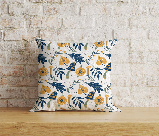 Onay Home Textile Cushion Covers 1 / 12 x 12 inch (30 x 30 cm) Double Side Geroclonup Floral Cushion Covers Pumpkin Sofa Pillow Cover