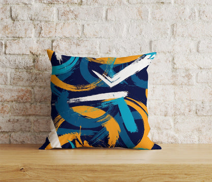 Onay Home Textile Cushion Covers 1 / 12 x 12 inch (30 x 30 cm) Double Side Graffiti Art Cushion Cover Urban Street Artist Pillowcase