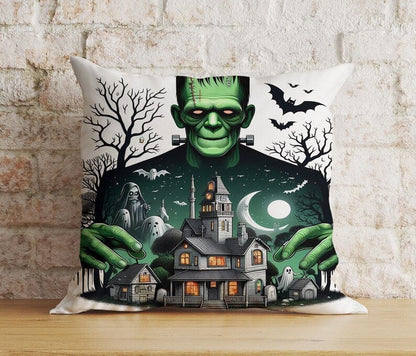 Onay Cushion Covers Halloween Frankenstein Pillow Covers Halloween Zombie Cushion Covers