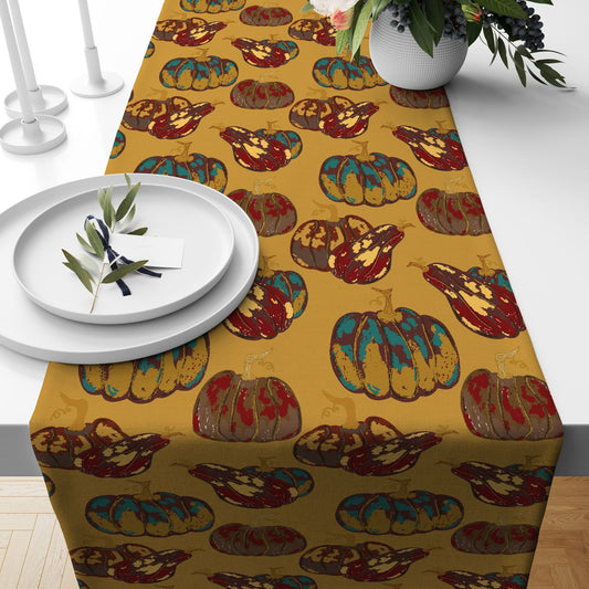 Vintage & Artistic Halloween Table Runner Collection