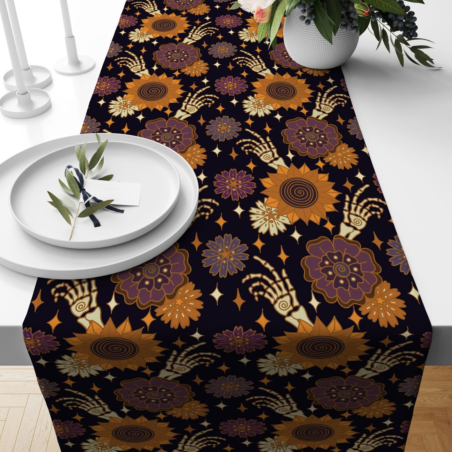Gothic & Spooky Halloween Table Runner Collection
