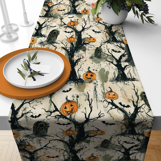 Gothic & Spooky Halloween Table Runner Collection