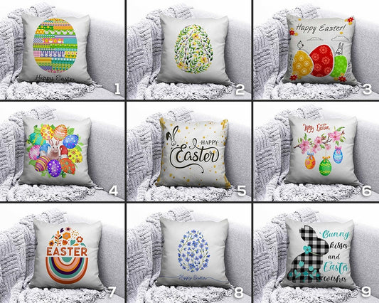 Easter Bunny Home Decor Home Gift Cushion Cover