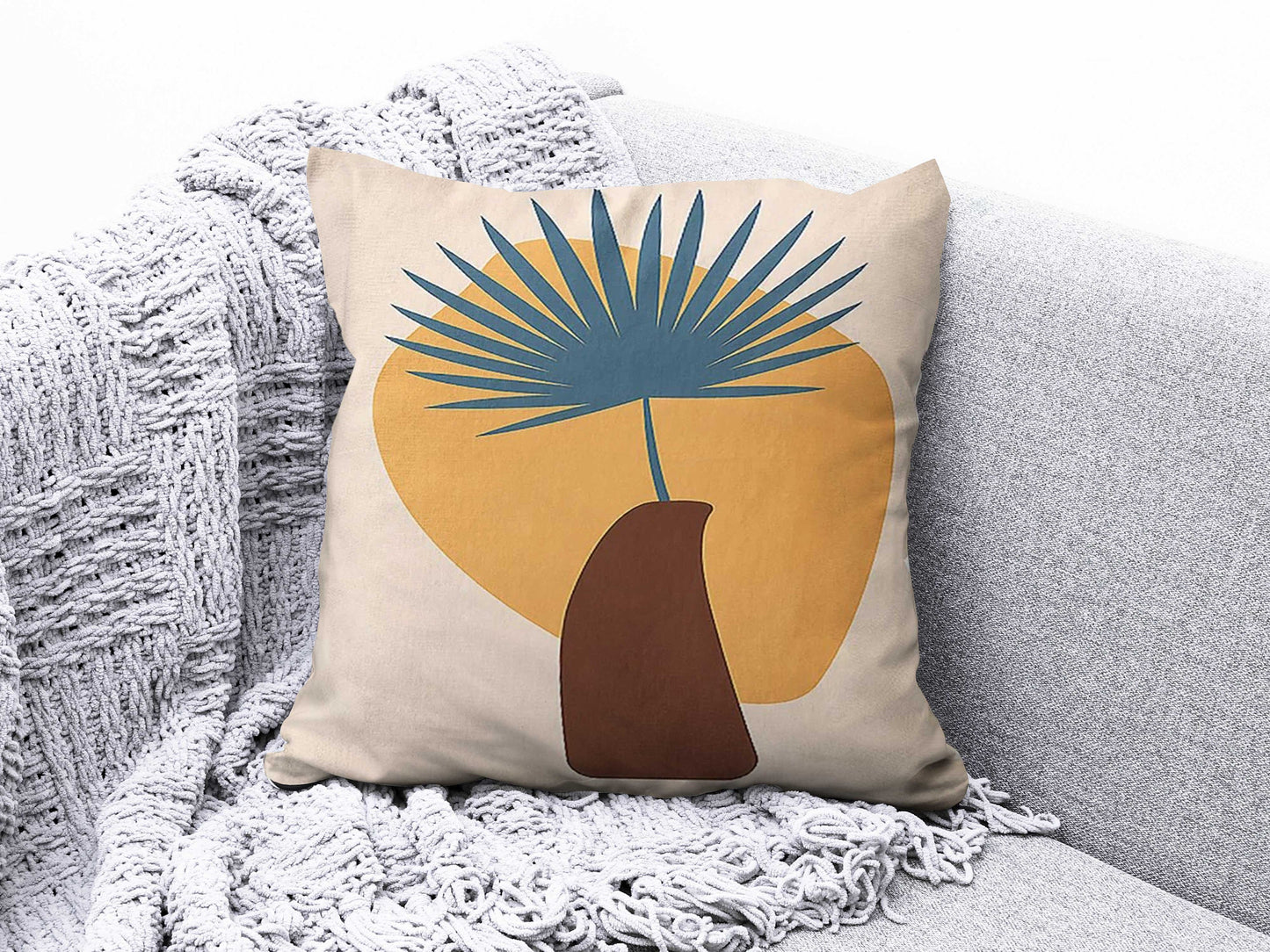 Geometric Abstract Pastel Colors Home Cushion Cover