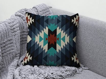 Kilim Rug Design Geometric Authentic Cushion Cover