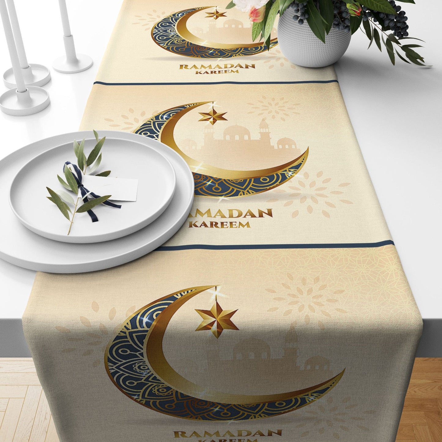 Ramadan Islamic Decor Religious Table Runner Ramadan Gift