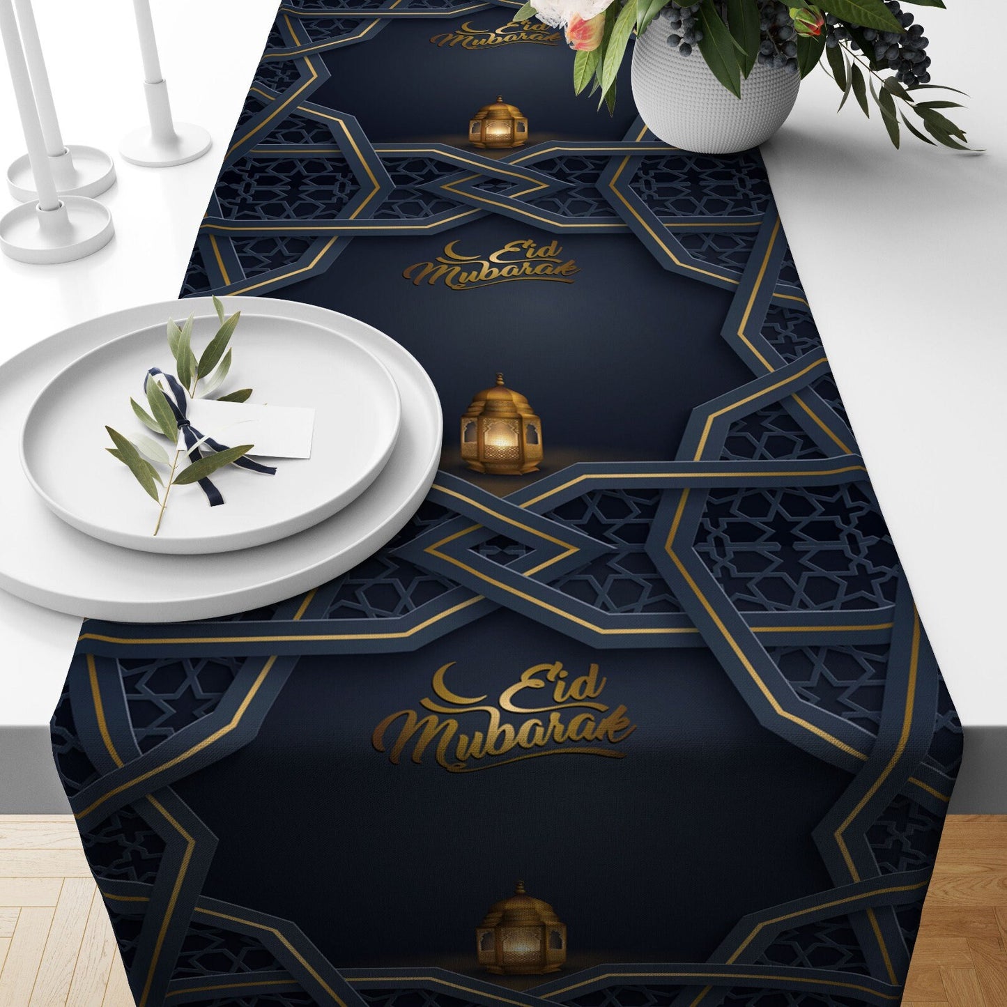 Islamic Ramadan Table Runner UK Ramadan Kareem Table Cloth