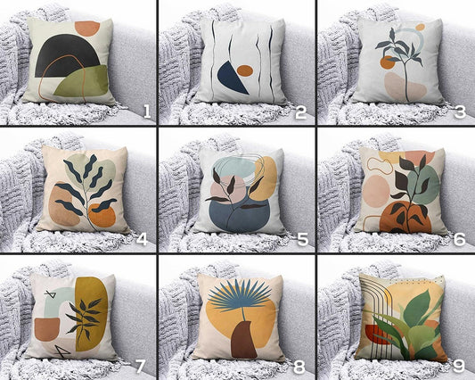 Geometric Abstract Pastel Colors Home Cushion Cover