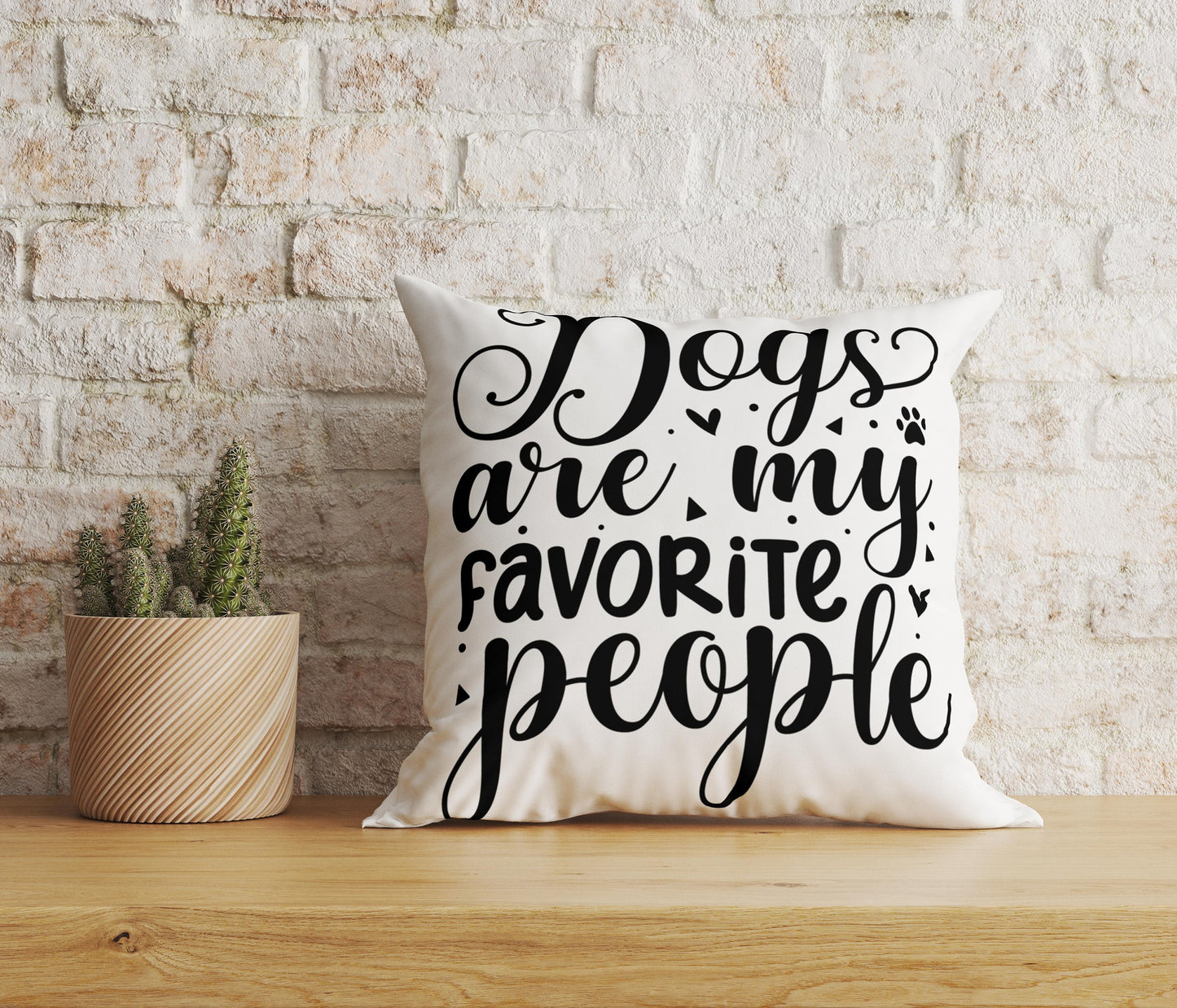 Dog Cushion Cover Dog Lover Pillow Cover Dog Lover Case