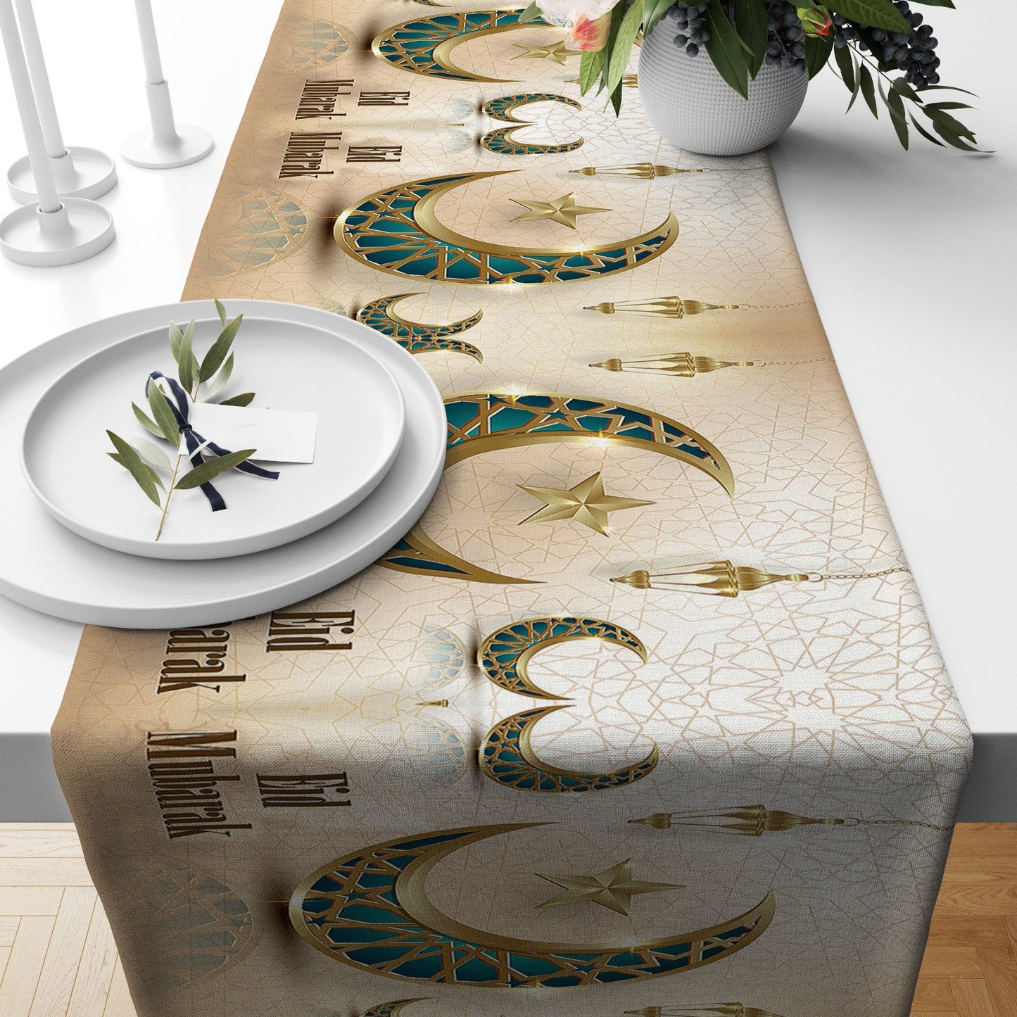 Ramadan Islamic Decor Religious Table Runner Ramadan Gift