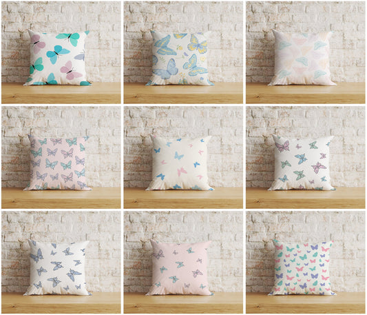 Minimal Butterfly Cushion Cover Animal Kitchen Garden Decor