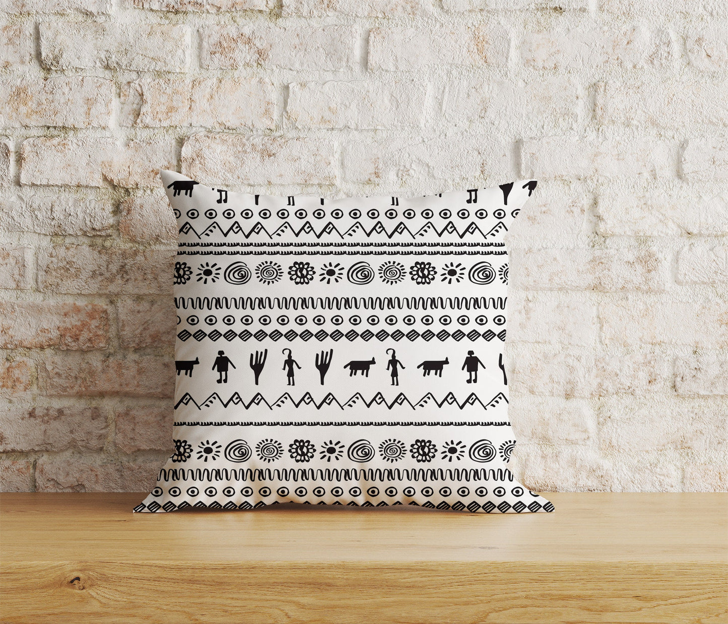 Ethnic African Design Rustic Geometric Decor Cushion Covers