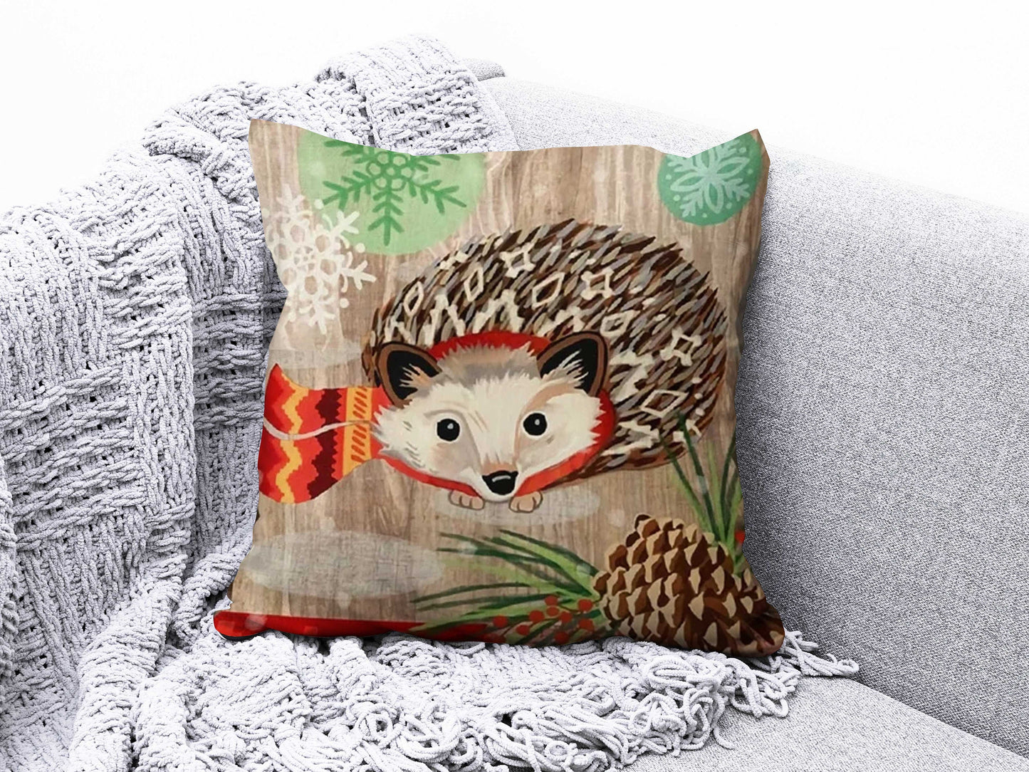 Fall Trend Cushion Cover Autumn Animal Cushion Case