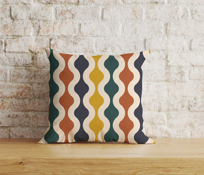 Retro 70s Patterns Cushion Cover Retro Pattern Pillow Cover