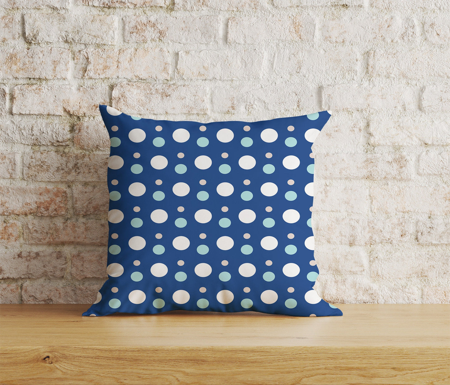 Blue Polka Dots Cushion Covers Polka Dots Pillow Covers